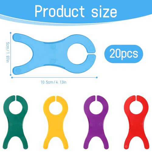 Yarn Bobbins 20 Pieces 5 Colors Crochet Sewing Thread Organizer Winder Tool
