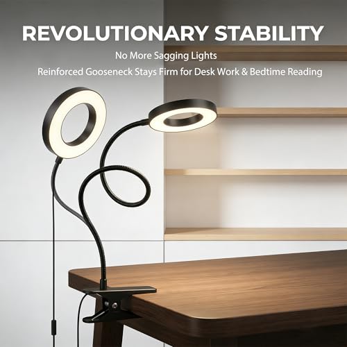 Sunny Power LED Clip On Book Light Eye-Care Bedside Reading Light for Kids