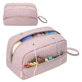 KarSyon Crochet Bag for Yarn Storage Knitting Crochet Supplies Accessories - color: Pink