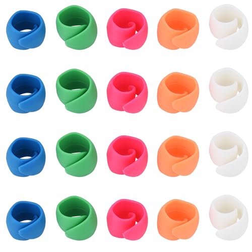 Simthread 20pcs Upgraded Thread Holder/Spool Huggers - color: 20pcs Spool Huggers