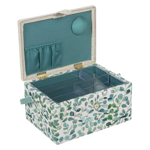 Hobby Gift Medium Sewing Box Organiser - color: Eucalyptus