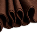 Jtnohx Color Felt Sheets 1 Square Yard Craft Felt Fabric Brown 1.4mm - color: Brown