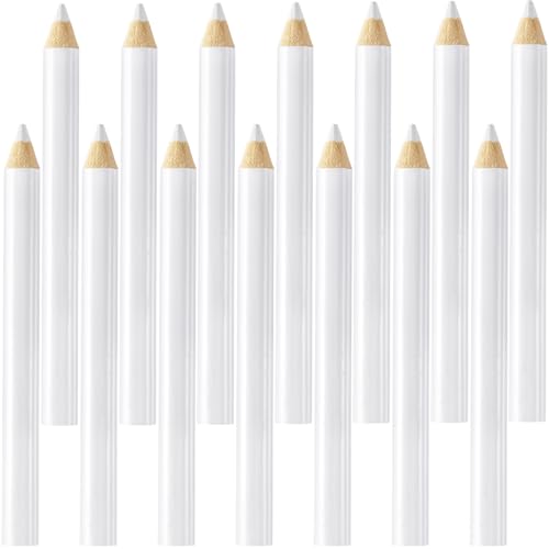 14PCS Fabric Pencils for Sewing, White, 8.75 cm - color: White-14pcs
