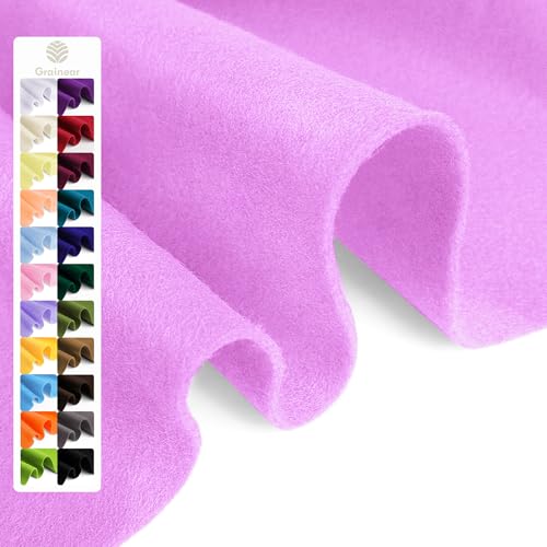 Amethyst Soft Felt Sheet, 18" x 36", 1.6mm Thick Acrylic Felt Fabric - color: Amethyst, size: 18 inch x 36 inch
