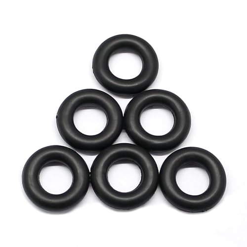 6pcs Bobbin Winder Rubber Tires O Ring Compatible with Sewing Machine Singer 15-91, 66-16, 99K, 128-3,#15287 - color: 6pcs