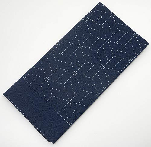 DARUMA Sashiko Sampler Original Cloth Navy Color (Parquet) - color: Parquet