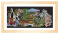 Thea Gouverneur - Counted Cross Stitch Kit - Japan Black - Aida Black - 18 Count - Embroidery Kit for Adults - DMC Embroidery Threads and Other Cross Stitch Supplies Included - 548.05 - color: 548.05 Aida Black, size: 31.1 x 13.8 inch
