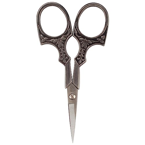 JubileeYarn Antique Style Heirloom Embroidery Craft Scissors - Antique Silver - 1 Scissor - color: Antique Heirloom - Silver, size: 1 Scissor