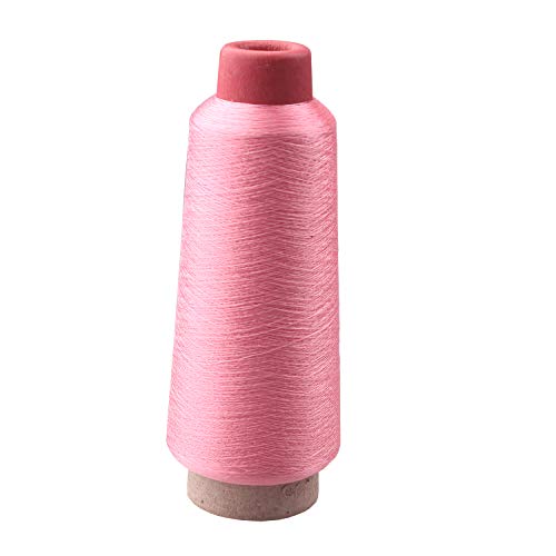 Baby Pink Color Sparkle Metallic Threads Machine Embroidery - 5000 Yards per roll - color: light pink