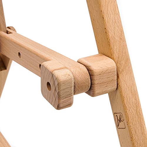 Embroidery Adjustable Lap Table Stand Hands Free Needlepoint Wooden Cross Stitch Scroll Frame Tapestry Holder Bed Table Stand Craft Tool (15.7" x 22") - size: 15.7" x 22"
