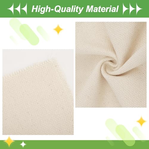 16 PCS Punch Needle Fabric Tufting Cloth 4 Different Sizes 5.9 to 11.8inch - size: 5.9 to 11.8 inch