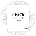 Golden State Art 20x24 White Backing Board, 10 Pack Backer Board for Print - size: 20x24