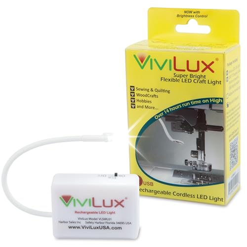 ViviLux Cordless LED Sewing Machine Light, 1200 Lumen, Magnetic Mount - size: Standard (Magnet)