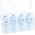 New brothread 100% Mercerized Cotton Threads with Box -8xWhite - color: 8 X White