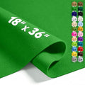 Classic Green 18" X 36" Felt Fabric Sheet - 1.6mm Thickness - color: Classic Green, size: 18" x 36"
