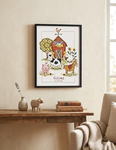 Vervaco Counted Cross Stitch Kit at The Farm 8.8" x 11.6"
