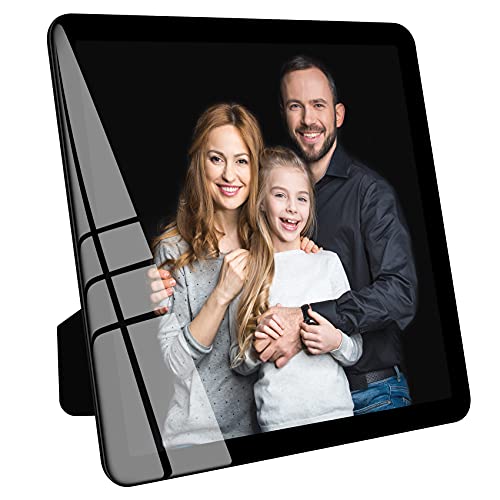 Bluesun 8×8 Picture Frame Black, Vertical & Horizontal Wall & Tabletop - color: Black, size: 8x8 （1 Pcs）