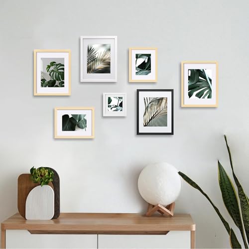 Hongkee 4x6 Picture Frame, 4 x 6 Solid Wood Frame with Real Glass, 1 Pack - color: White, size: 4 x 6