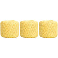 ThreadArt 100% Cotton Crochet Thread Size 3, 3 Ball Pack, Lemonade 6 - color: LEMONADE, size: SIZE 3 - 3 PACK