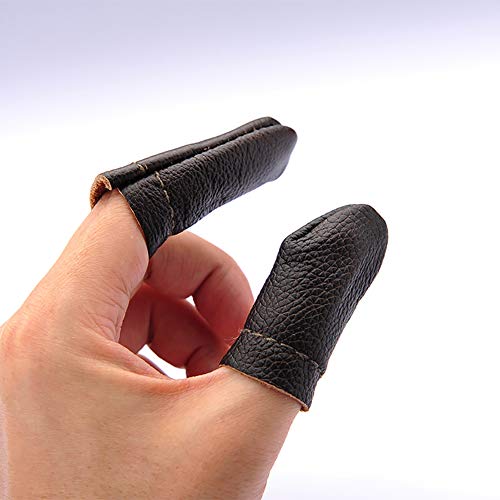 6 Pairs Needle Felting Leather Finger Protector Finger Guards Gloves for Hand Craft Sewing
