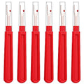 Seam Ripper, 6 PCS Red Seam Rippers for Sewing, Red Stitch Remover Tool - color: Red