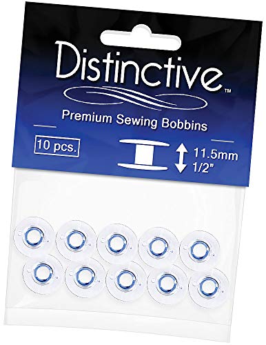 Distinctive SA156 Sewing Machine Bobbins, 10-Pack for Brother Machines - size: 10-Pack of Style SA-156 Bobbins