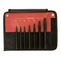 Mayhew Tools 60007 Center Punch, 7-Piece Set, Black Oxide Finish - size: 7-Piece Set