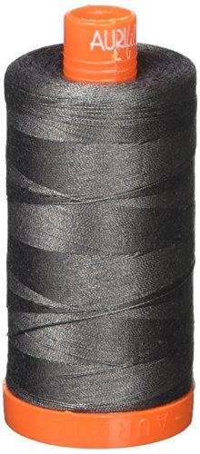 Aurifil 50wt Cotton 1,422yd - Pewter - color: Pewter