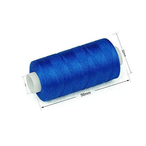 Simthread 12 Multi Colors 100% Cotton Sewing Thread 50s/3 Thread for Quilting etc - 550 Yards Each 12C02 - color: 12 Colors #2