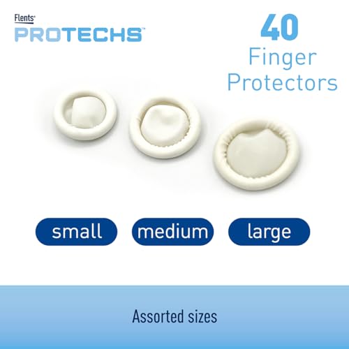 Flents Protechs Finger Protectors & Toe Cots, Assorted Sizes, 40 Count - color: Tan, size: 40 Count (Pack of 1)