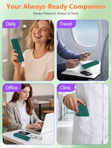 Leng Ke Insulin Cooler Travel Case - Insulin Pens Holder Compatible with Ozempic Pen Fridge Travel Case, Diabetic Pen Storage for Insulin Pens & Needles,Compact & Leak-Proof (Dark Green) - color: Dark Green
