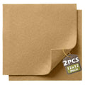 Tan Soft Felt Sheets for Crafts, 12" x 12", 1.6mm Thick, 2 Pcs - color: Tan