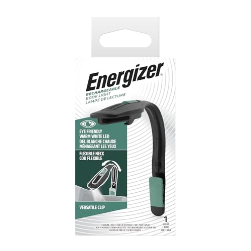 Energizer Flex-R LED Rechargeable Book Lights for Reading at Night, Reading Light with Warm LED Color, Long-Lasting and Lightweight Reading Lamp - color: Multicolor