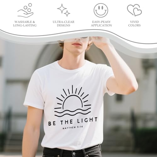 15 Pcs Christian Bible Verse DTF Transfers Ready to Press - style: christian