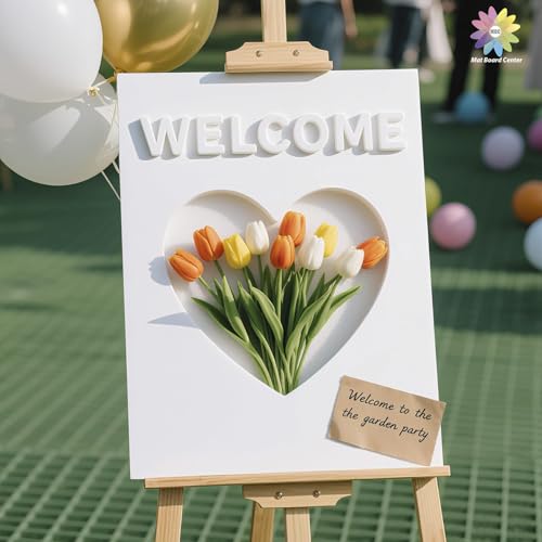 Mat Board Center, Pack of 10 Acid-Free Foam Boards, 11x14 inch White Foam Boards, 1/8" Thick - color: White, size: 11x14