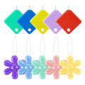 10 Pcs Threading Tool, Flower Head Sewing Machine Needle Threaders Kit Squre Plastic Needles Threader for Hand Sewing, Embroidery Supplies for Cross Stitch Craft, Embroidery Floss, Repair Clothing - style: Square, Flower