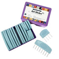 20Pcs Knit Blockers Pins Kit, Knit Blocking Combs for Crochet Knitting Blocking Board Mats, Crochet Blocking Pins for Crochet Projects Sewing Lace Needlework Projects Tool-Blue - color: Blue