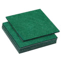 PATIKIL 4x4 Inch Lamp Base Felt, 6Pack 3mm Thickness Square Felt Furniture Pad Soft Adhesive Non-Slip Anti-Scratch Backed Felt for Lamp Furniture DIY Craft, Dark Green - color: Dark Green, size: 4x4 Inch