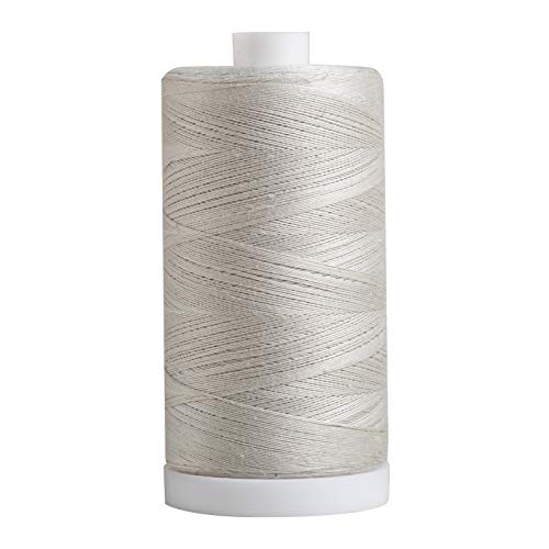 Connecting Threads Silver Gray 100% Cotton Thread Spool - color: Silver