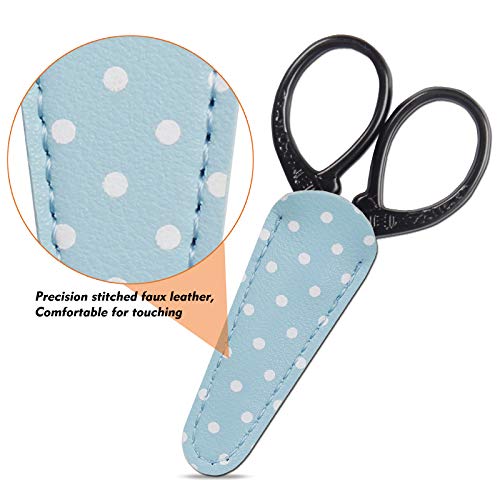 3.6inch Small Embroidery Scissors Sewing Crochet Cross Stitch - color: Black