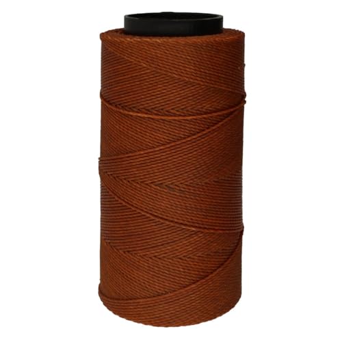 The Beadsmith Knot It Waxed Polyester Cord – Chestnut Color – 0.7mm Diameter – Light Wax, 144 Meters (472 Feet) Per Spool – Make Jewelry, Macrame, Friendship Bracelets and DIY Crafts - color: Chestnut