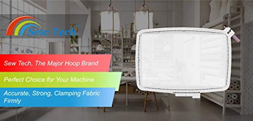 Sew Tech Embroidery Hoop for Husqvarna Viking, 9.4x5.9in 240x150mm Frame