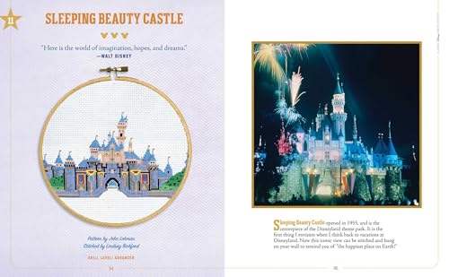 Classic Disney Cross-Stitch - Craft Gift for Disney Fans - Cross-Stitch Kit for Adults, Officially Licensed