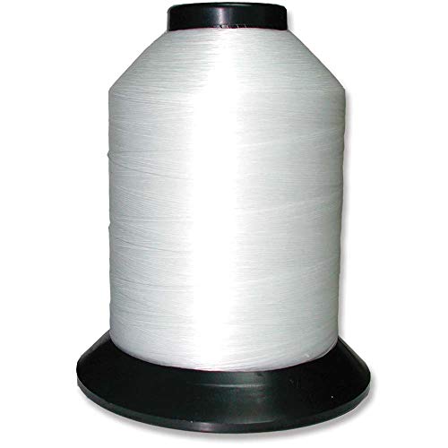 The Beadsmith Nymo Thread, Made of Nylon - color: White, size: Size F, 1049 Yards