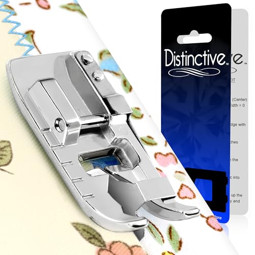 Distinctive Edge Joining/Stitch in the Ditch Sewing Machine Presser Foot - size: Edge Joining Foot