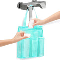famichan Mesh Shower Caddy Portable, Gym Travel Camp Dorm Room Essentials for College Student Boy Girl, Bathroom Shower Bag - Blue - color: Blue