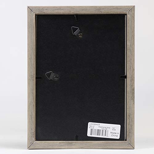 Lawrence Frames Shadow Box Frame, 5x7, Natural Gray - color: Natural Gray, size: 5 x 7 inches