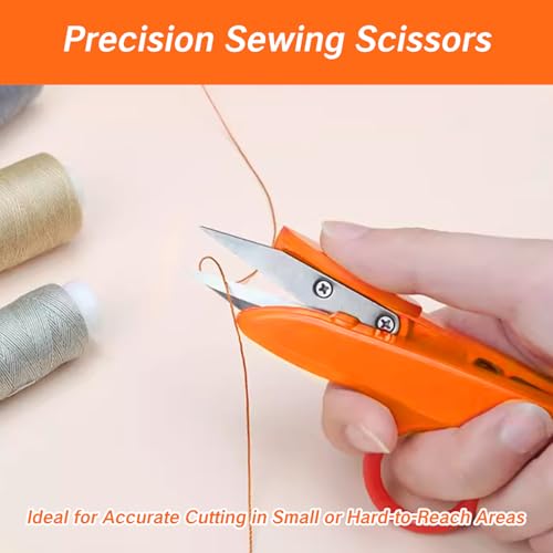 Thread Snips Scissors for Sewing Small Plastic Sewing Nippers Embroidery Snippers Craft Snip Cutters and Thread Clippers for Cutting Thick Fabric and Fishing Line