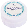 Threadart White Jelly Roll - 40 Precut 2.5" Cotton Strips - color: White