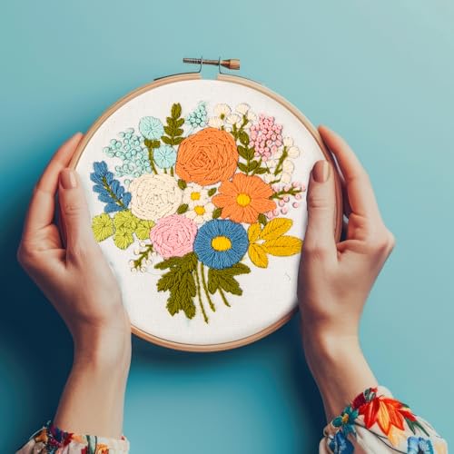 DIAMOND DOTZ Romantic Rose Bouquet Embroidery Kit for Beginners and Adults - color: Romantic Rose Bouquet